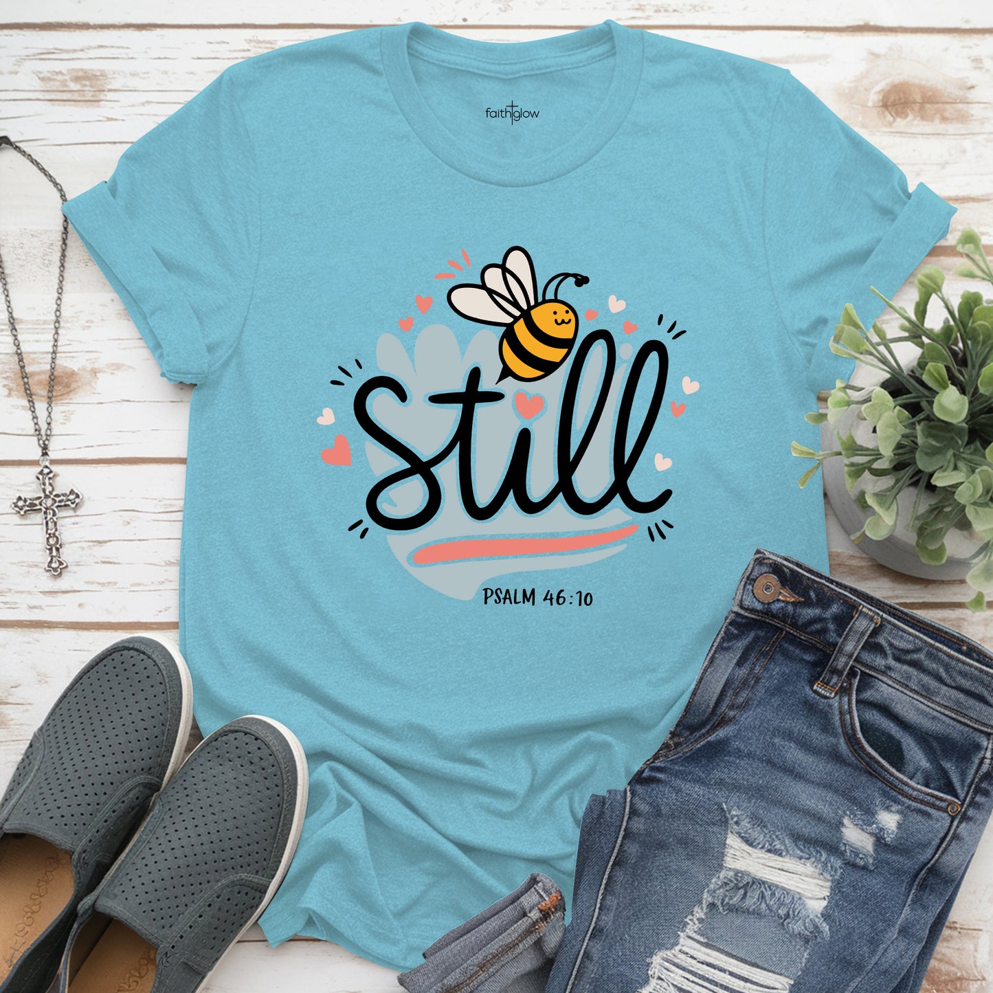 Be Still Tee Christian T Shirt